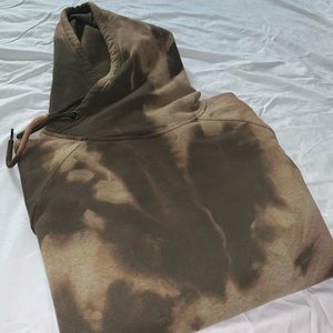 XL Zenana Sweatshirt - Camo Bleach Dye